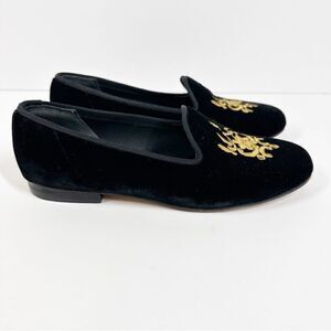 Anthropologie Zalo Velvet Smoking Loafer Size 6.5